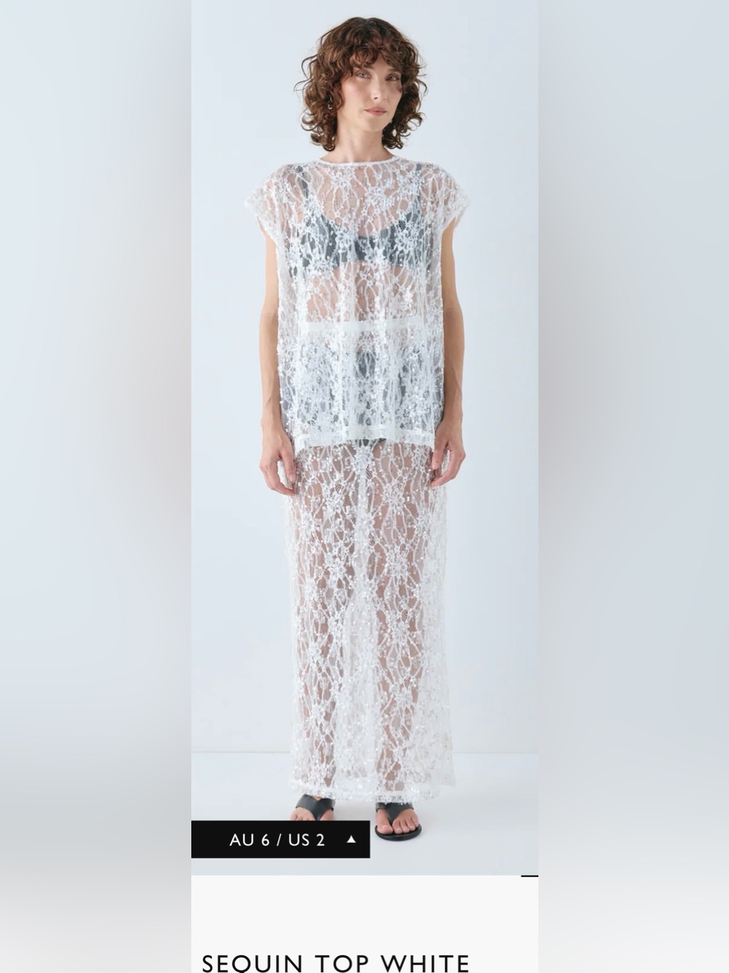 Vrg Grl- White Maxi Skirt And Top Set